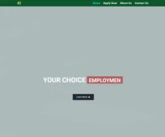 Yourchoicemployment.com(Yourchoicemployment) Screenshot