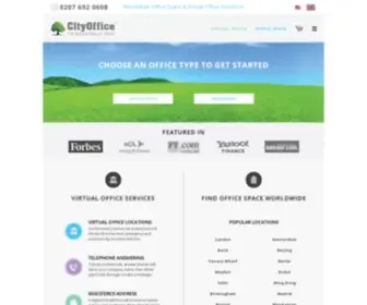 Yourcityoffice.co.uk(Office Space & Virtual Office Services) Screenshot