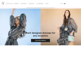 Yourcloset.com.au(Designer Dress Hire Australia) Screenshot