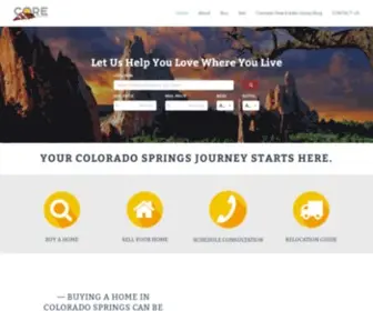 Yourcoloradospringshouse.com(Colorado Springs Real Estate Group's goal) Screenshot