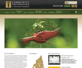 Yourcommunityfirst.org(Community Foundation of Northeast Alabama) Screenshot