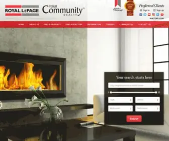 Yourcommunityrealty.com(Royal LePage Your Community Realty) Screenshot