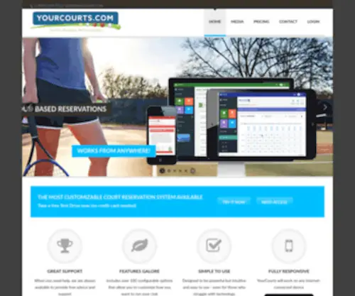 Yourcourts.com(Cloud Based Court Reservations) Screenshot
