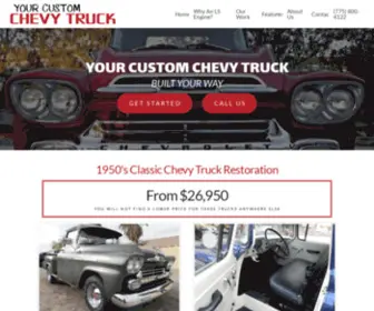 Yourcustomchevytruck.com(Best Custom Chevy Build and Price at $31) Screenshot