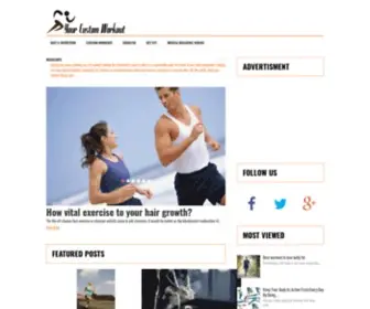 Yourcustomworkout.com(My personal blog) Screenshot