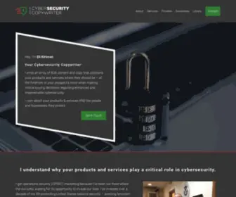 Yourcybersecuritycopywriter.com(Your Cybersecurity Copywriter LLC) Screenshot