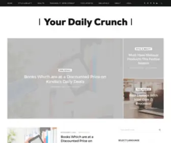 Yourdailycrunch.com(Your Daily Crunch) Screenshot