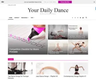 Yourdailydance.com(Your Daily Dance) Screenshot