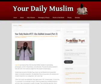 Yourdailymuslim.com(Your Daily Muslim) Screenshot