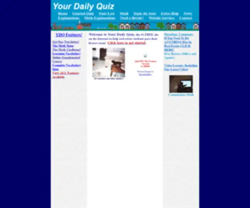 YourdailyQuiz.com Screenshot