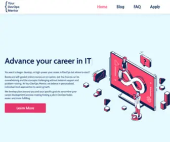 Yourdevopsmentor.com(Find a mentor and advance your career) Screenshot