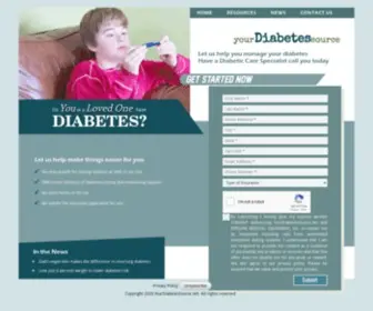 Yourdiabetessource.net(Yourdiabetessource) Screenshot