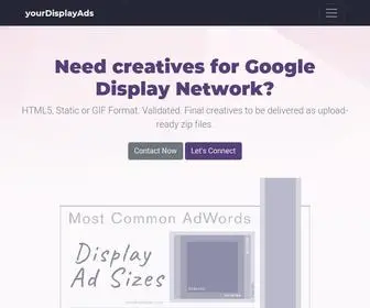 Yourdisplayads.com(Your Display Ads Home) Screenshot