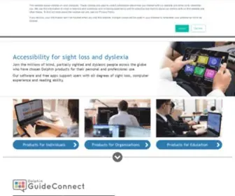 Yourdolphin.com(Dolphin Computer Access) Screenshot