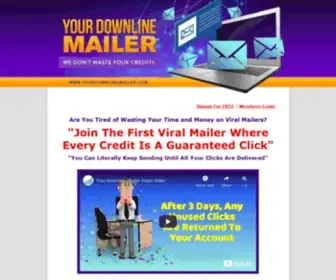 Yourdownlinemailer.com(Your Downline Mailer) Screenshot