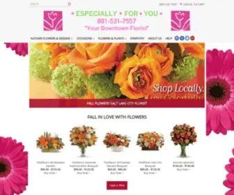 Yourdowntownflorist.com(Salt Lake City Florist) Screenshot