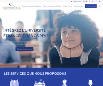 Yourdreamschool.fr(Intégrez l'Université de vos rêves) Screenshot