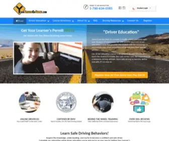 Yourdriversedonline.com(Your Drivers Ed California Driving School) Screenshot