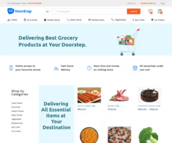 Yourdrop.in(Delivering Fast & Secure Orders for Groceries) Screenshot