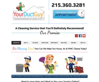 Yourductguy.com(Air Duct Cleaning Your Duct Guy) Screenshot