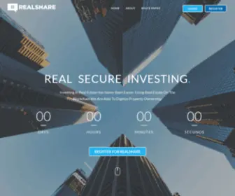 Yourealshare.com(Real Estate Crowdfunding Through Blockchain) Screenshot