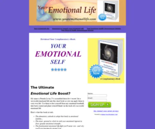 Youremotionallife.com(Your Emotional Life) Screenshot