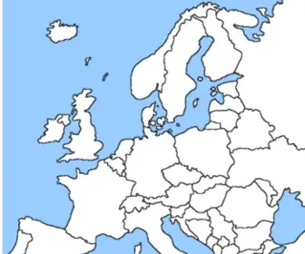 Youreuropemap.com(Blank Digital Map of Europe) Screenshot