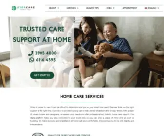 Yourevercare.com(Trusted Private Nursing) Screenshot