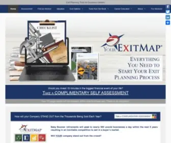 Yourexitmap.com(Exit Planning Tools for Business Owners) Screenshot