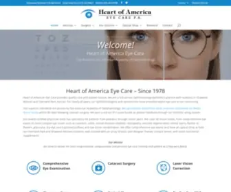 Youreyecare.com(Heart Of America Eye Care) Screenshot
