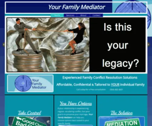 Yourfamilymediator.com(Your Family Mediator Law Firm) Screenshot