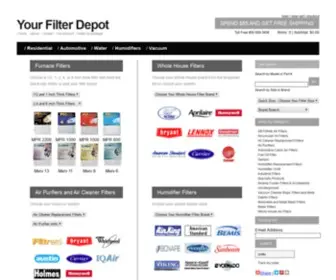 Yourfilterdepot.com(Air Conditioner Filters) Screenshot