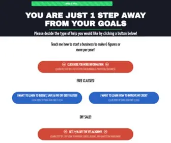 Yourfinancessimplified.com(You're Just One Step Away From Your Goals) Screenshot
