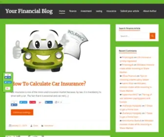 Yourfinancialblog.com(Good Finance Have a Great Life) Screenshot