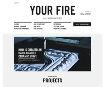Yourfire.com(MCZ Group's magazine on the world of fire) Screenshot