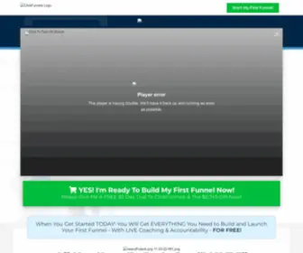 Yourfirstfunnel.com(Build Your First Sales Funnel Now) Screenshot