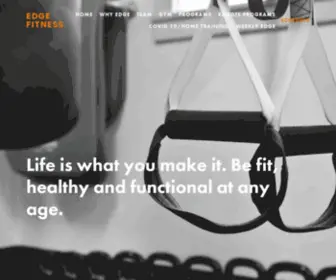 Yourfitnessedge.com(Edge Fitness) Screenshot