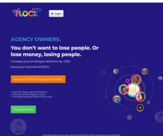 Yourflock.co.uk(Our employee feedback platform) Screenshot