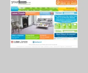 Yourfloors.co.uk(Flooring & Carpet at Your Floors UK) Screenshot