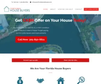Yourfloridahousebuyers.com(Get a Cash Offer on Your House Today) Screenshot