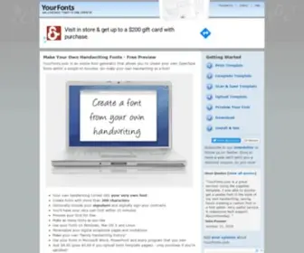 Yourfonts.com(Font Generator) Screenshot