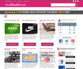 Yourfreebiestyle.co.uk(Daily Freebies All In One Place) Screenshot