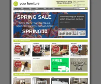 Yourfurniture.co.uk(Traditional Oak Furniture) Screenshot