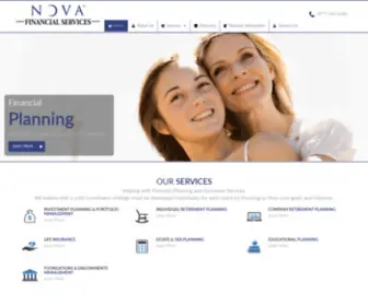 Yourfuturebynova.com(Nova Financial Services) Screenshot