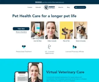 Yourfuzzy.com(Join Fuzzy for 24/7 online vet chat) Screenshot