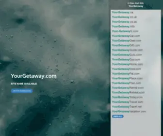 Yourgetaway.com(YourGetaway) Screenshot