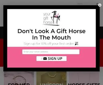 Yourgifthorse.com(Your Gift Horse) Screenshot