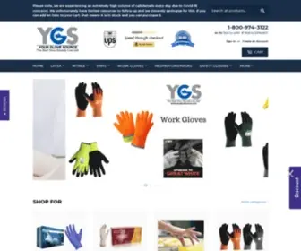 Yourglovesource.com(Medical Latex Glove) Screenshot