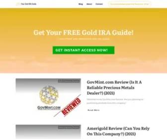 Yourgoldiraguide.com(YourGoldIRAGuide) Screenshot