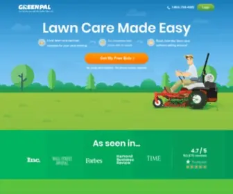 Yourgreenpal.com(USA's #1 'Lawn Care Near Me' Service (Get Free Quotes)) Screenshot